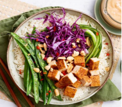 Satay-Tofu-With-Rice Satay-Tofu-With-Rice